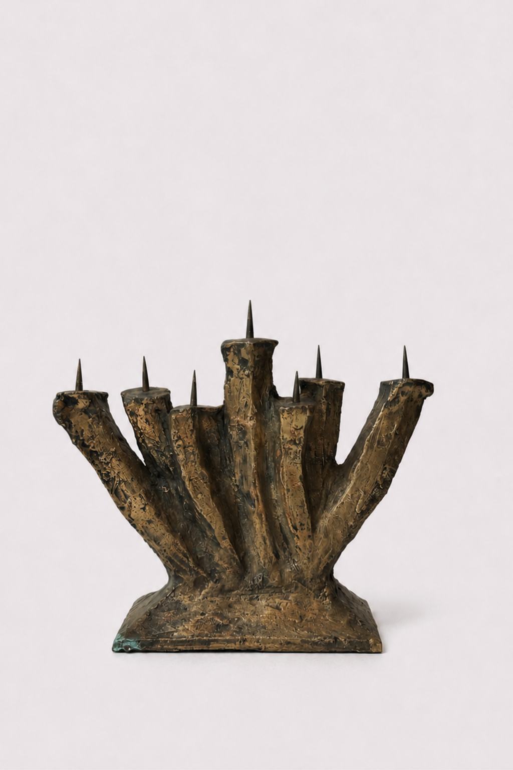 One-of-a-kind Brutalist Multi-Arm Candelabra