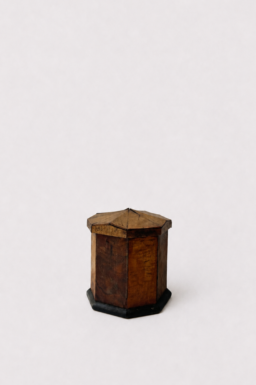 Geometric Wooden Lidded Box