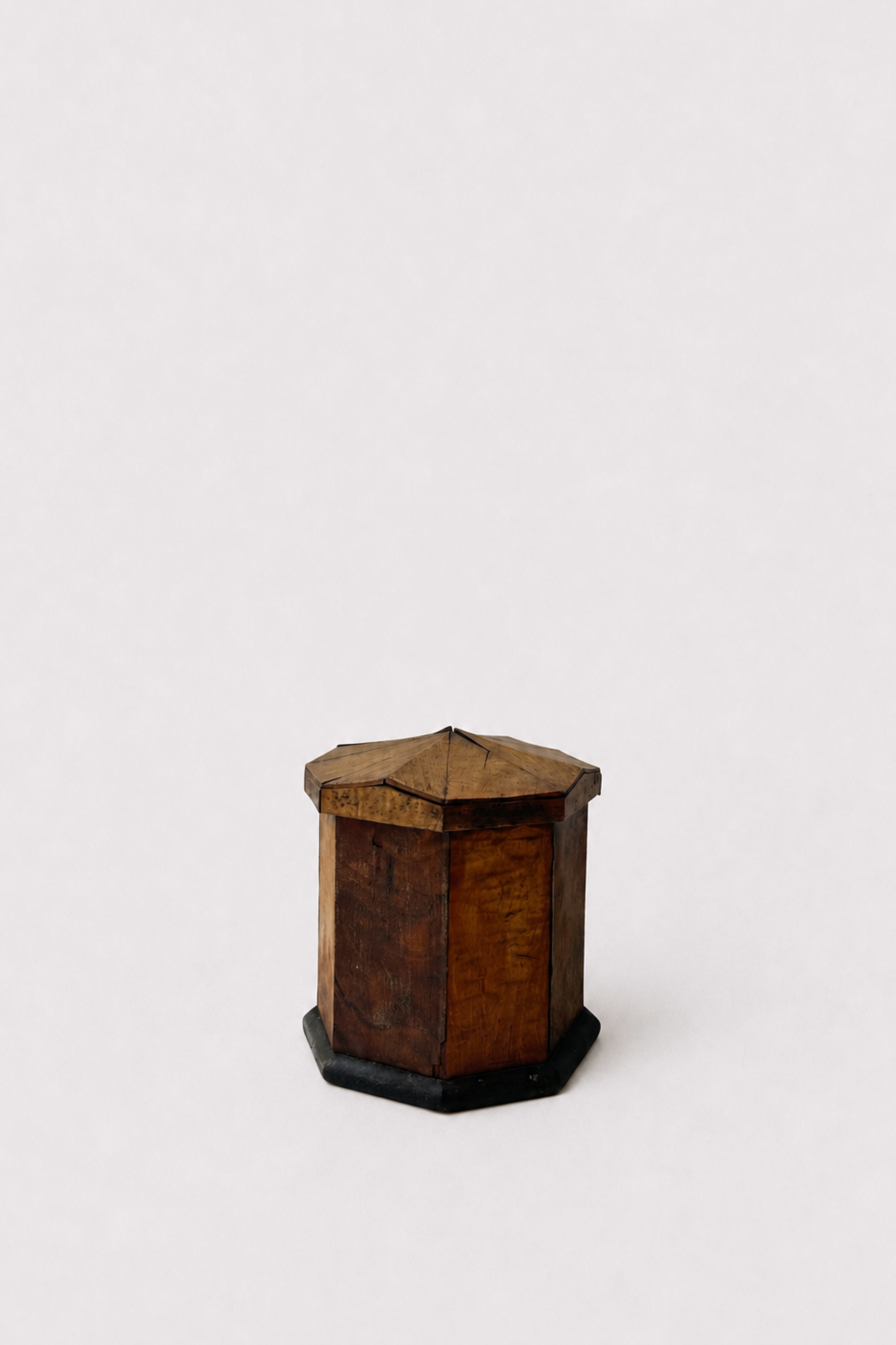 Geometric Wooden Lidded Box