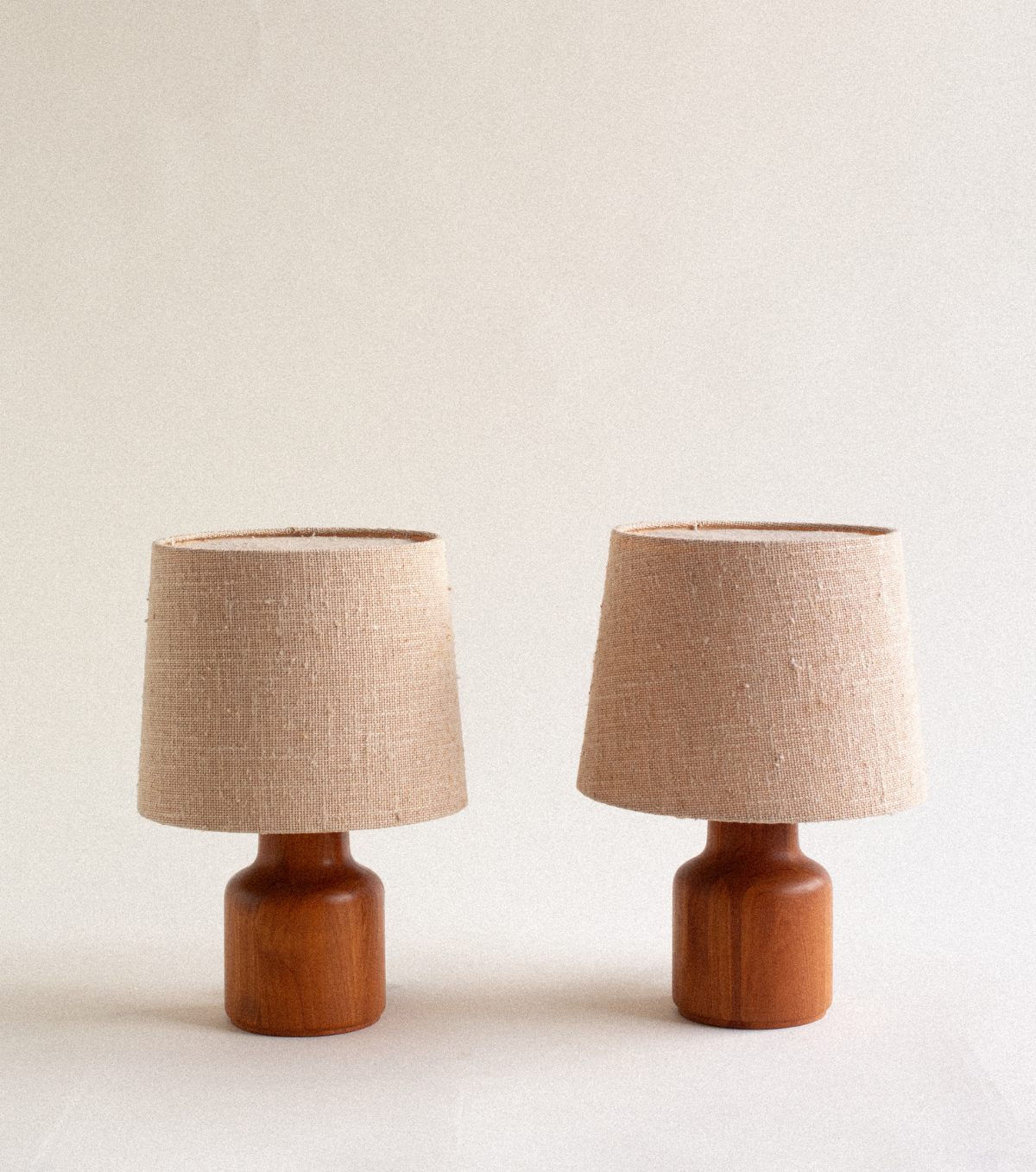 Kirk Copenhagen Teak Table Lamps