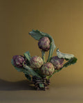 Brutalist Brass Candleholder