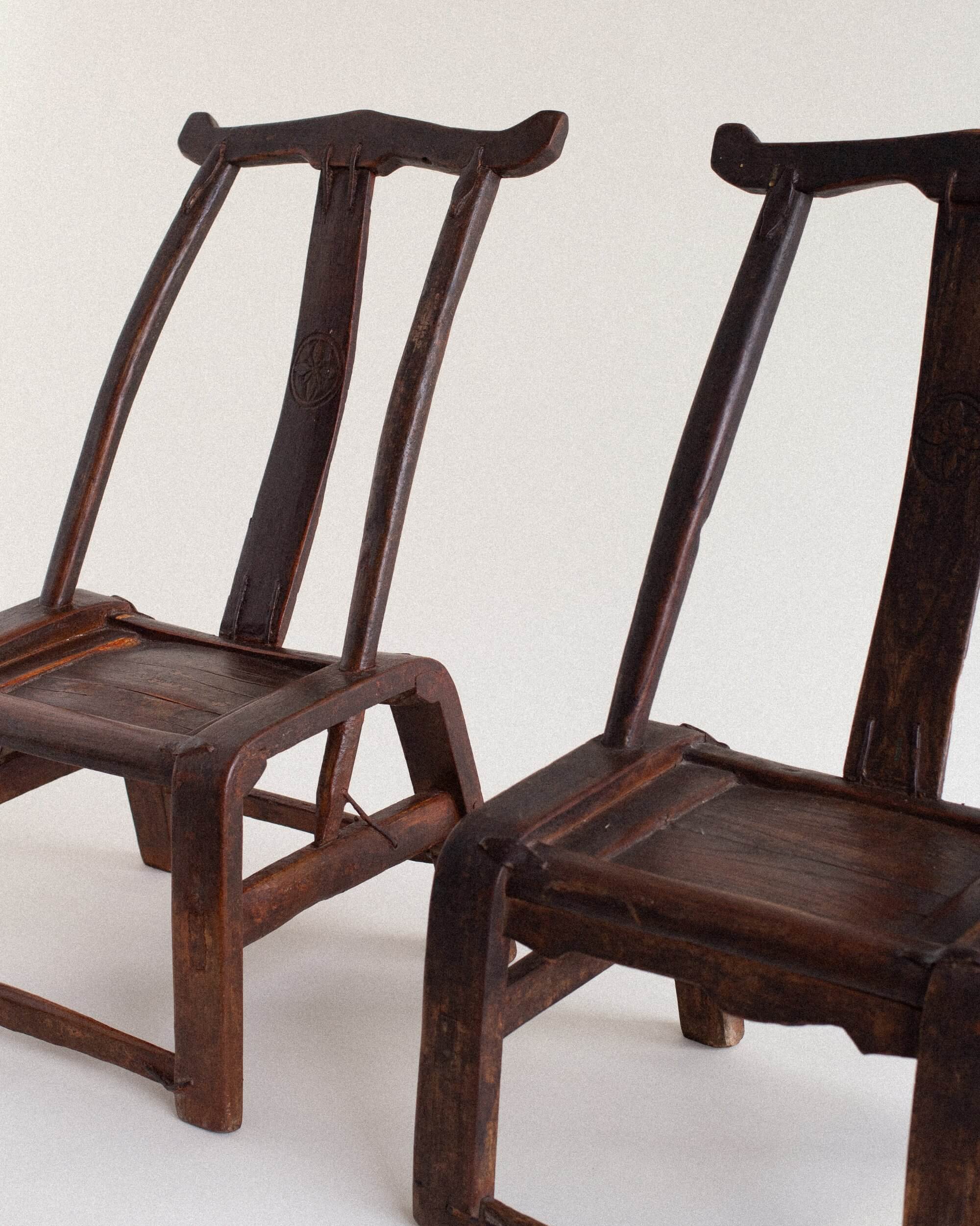 Antique Chinese Children's Chairs