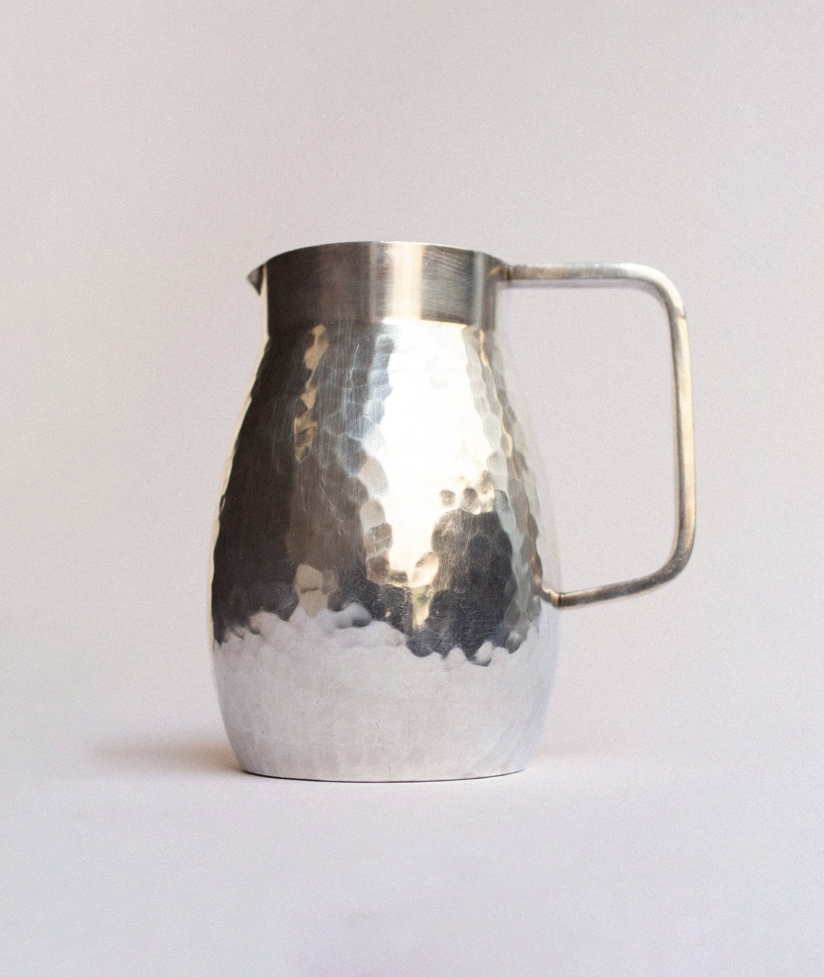 Hand-hammered Silver-plated Jug