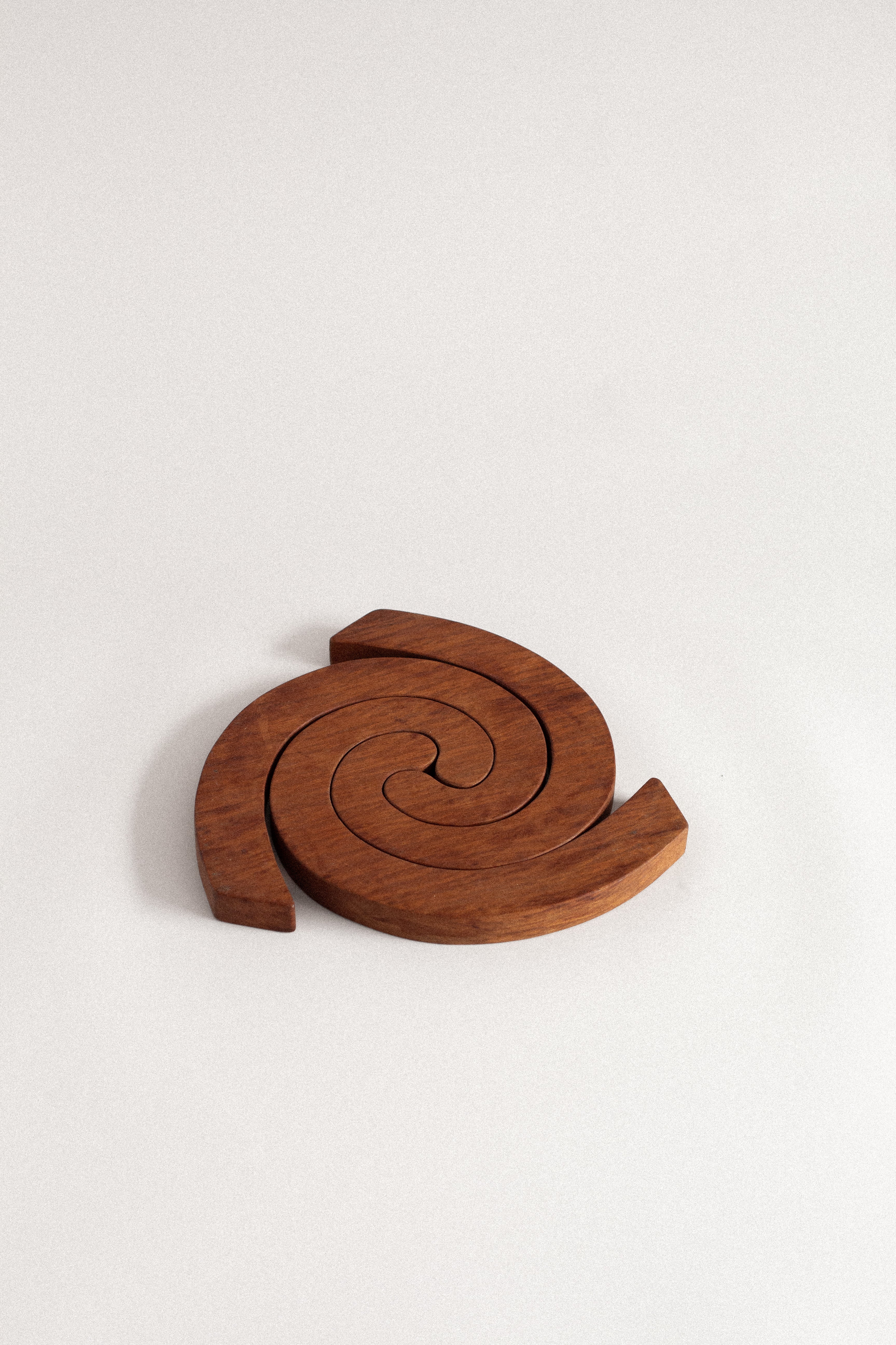 Handcrafted Sheok Wood Trivet, Australia