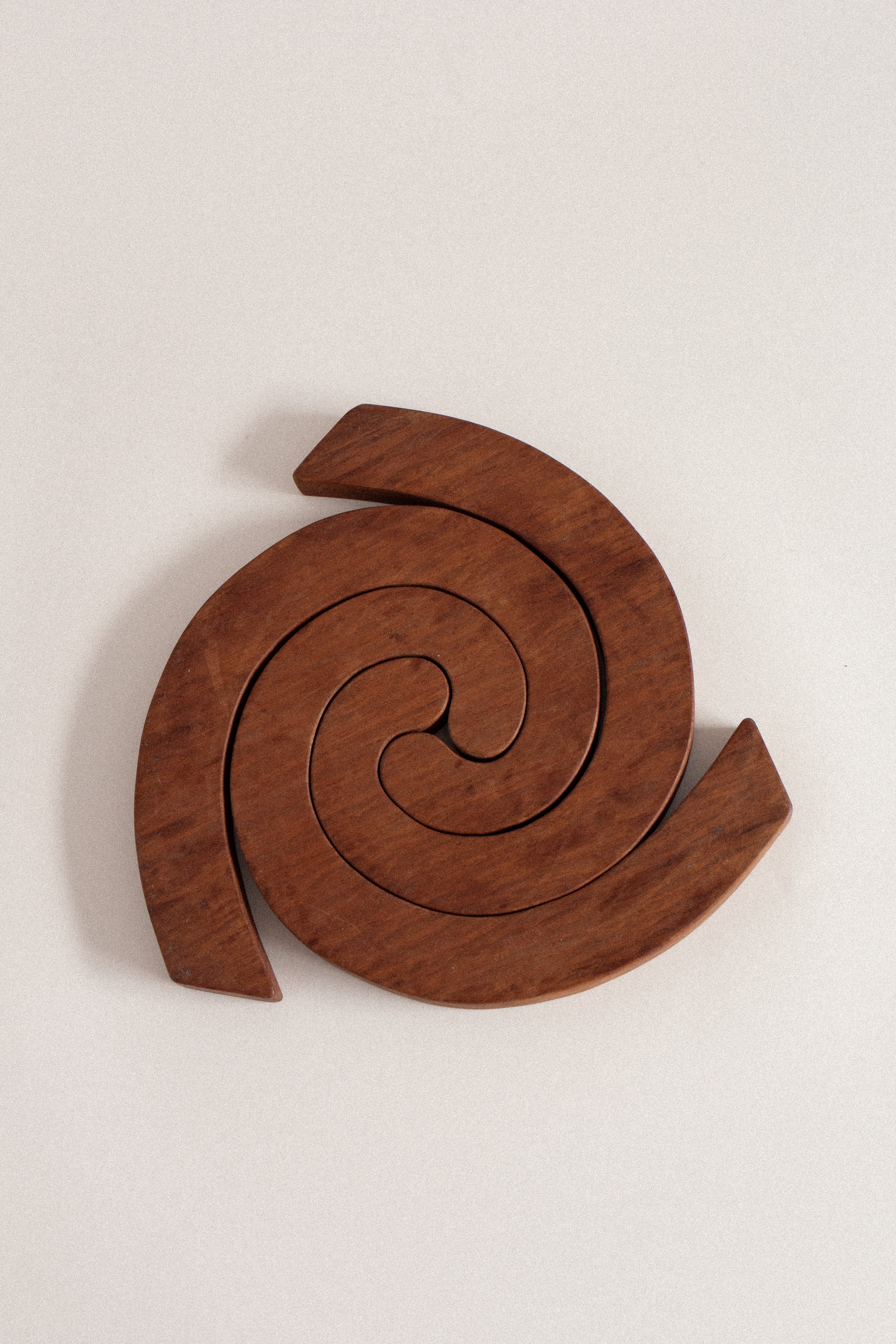 Handcrafted Sheok Wood Trivet, Australia
