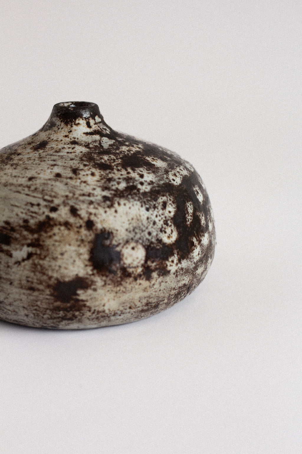 Ceramic Single-Stem Vase, 1960s–1970s