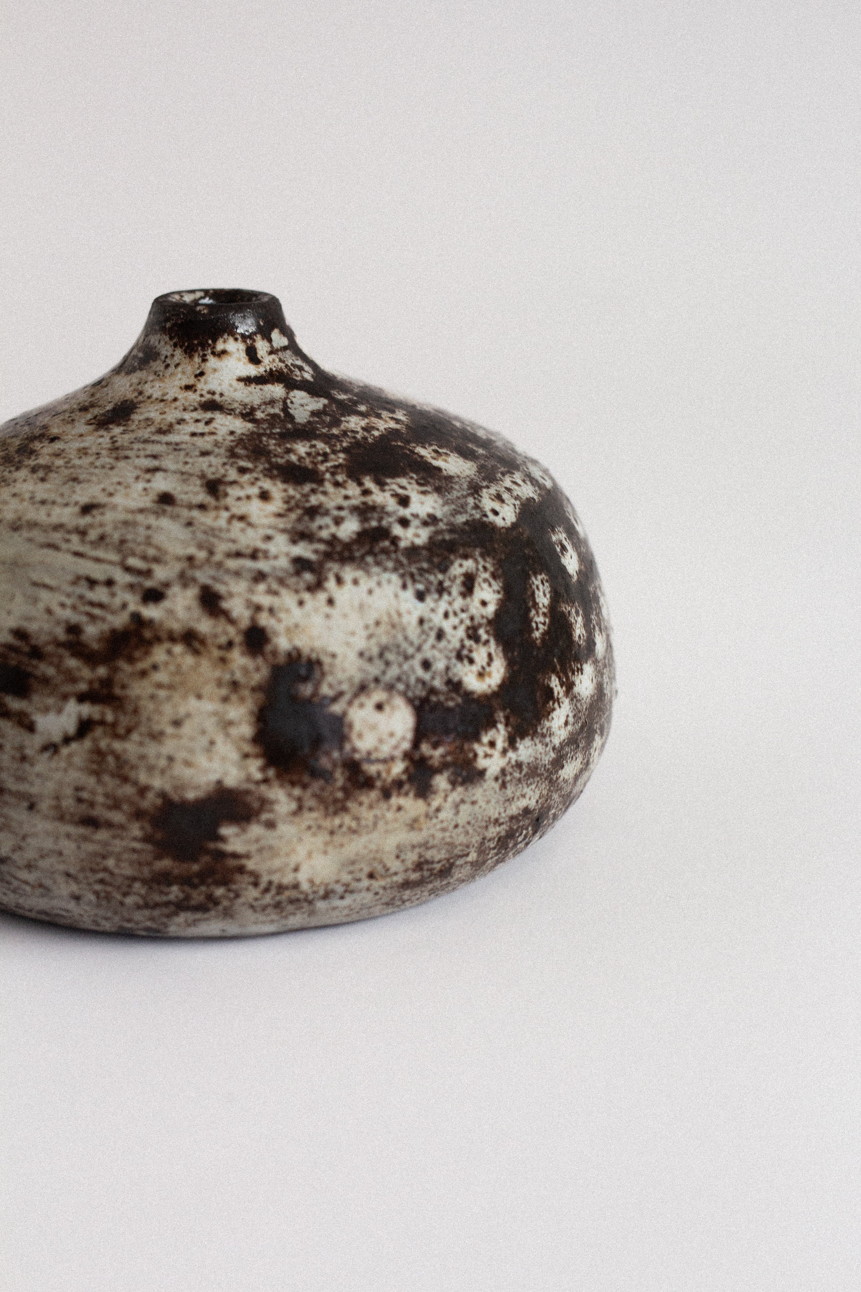 Ceramic Single-Stem Vase, 1960s–1970s
