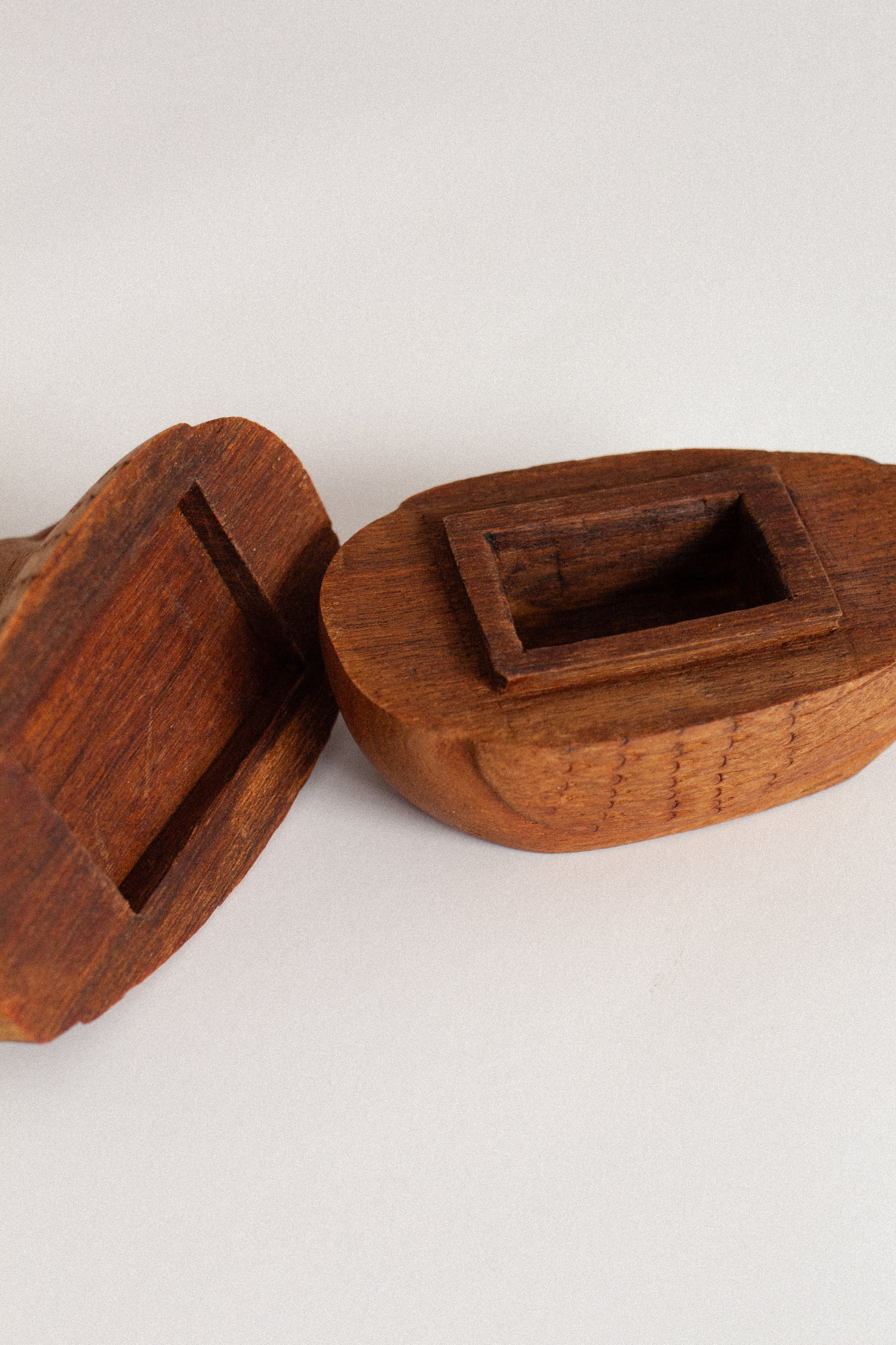 Hand-carved Wooden Bird Box