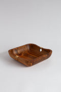 Wooden Tray with Rope Handle Detail