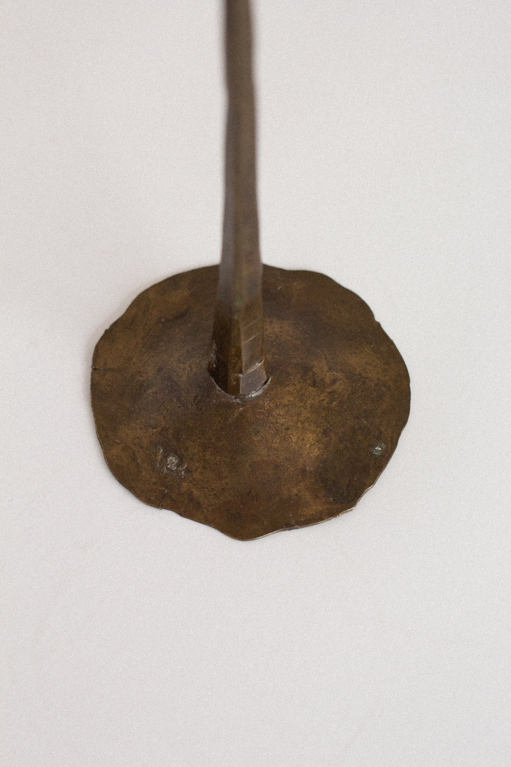 Hand-Forged Flower Candle Holder