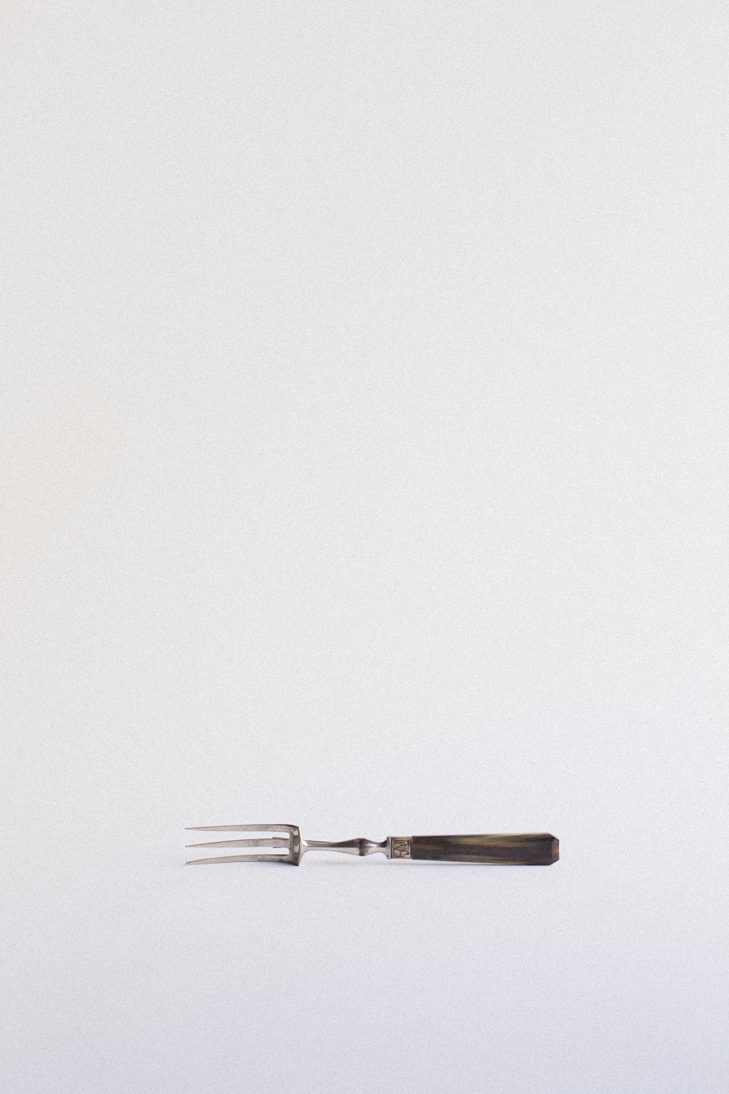 Horn Handle Serving Fork