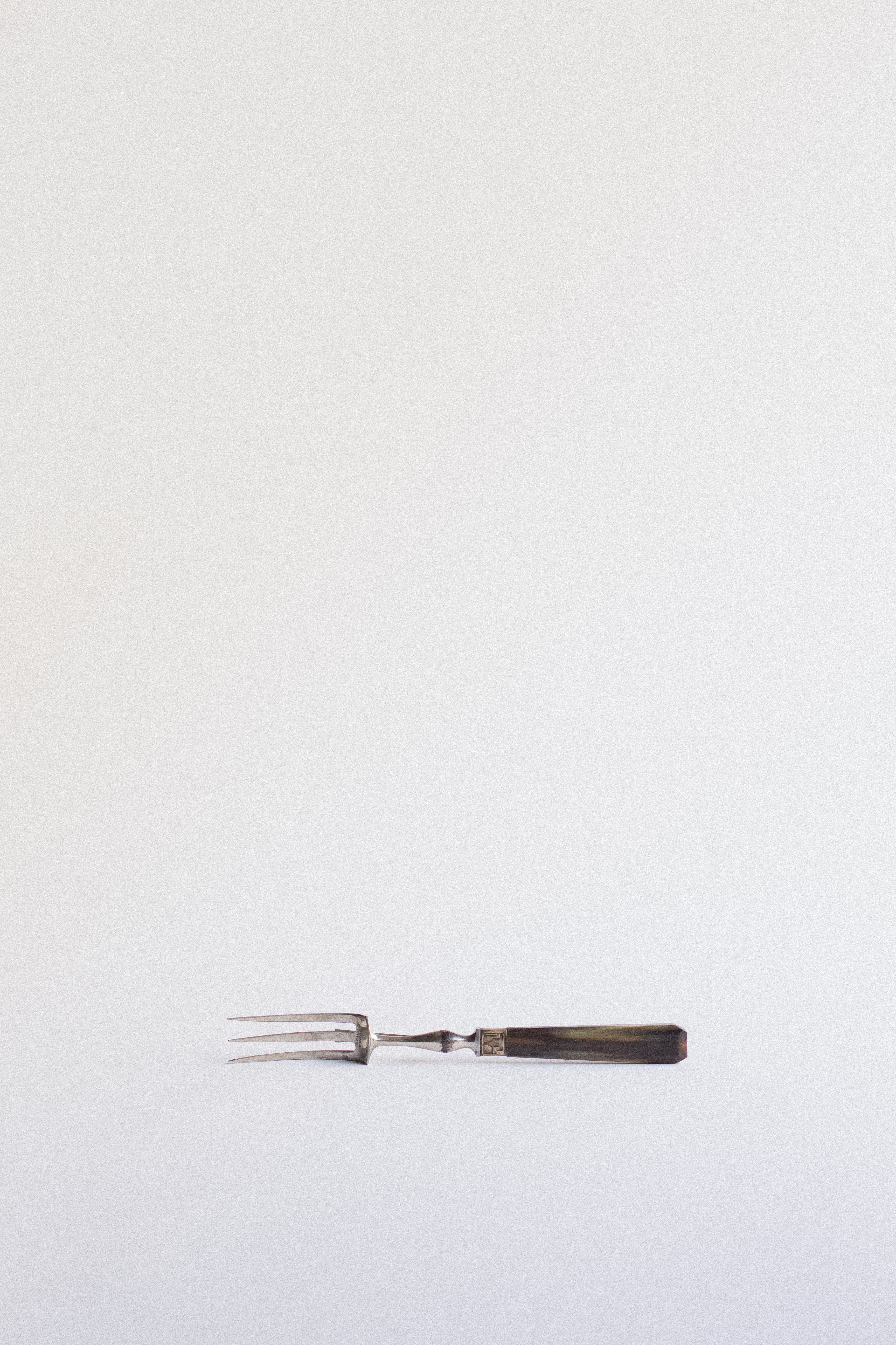 Horn Handle Serving Fork