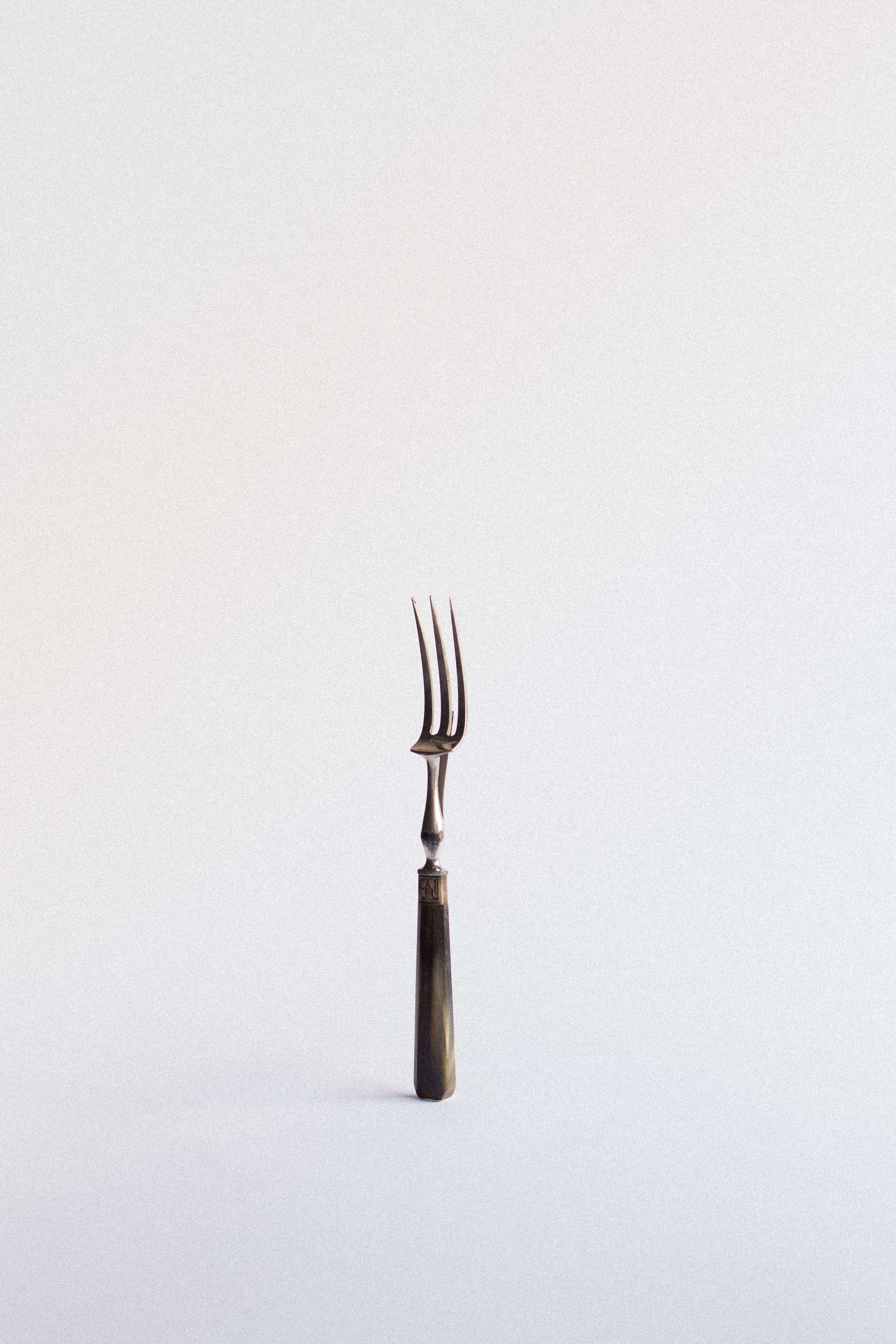 Horn Handle Serving Fork