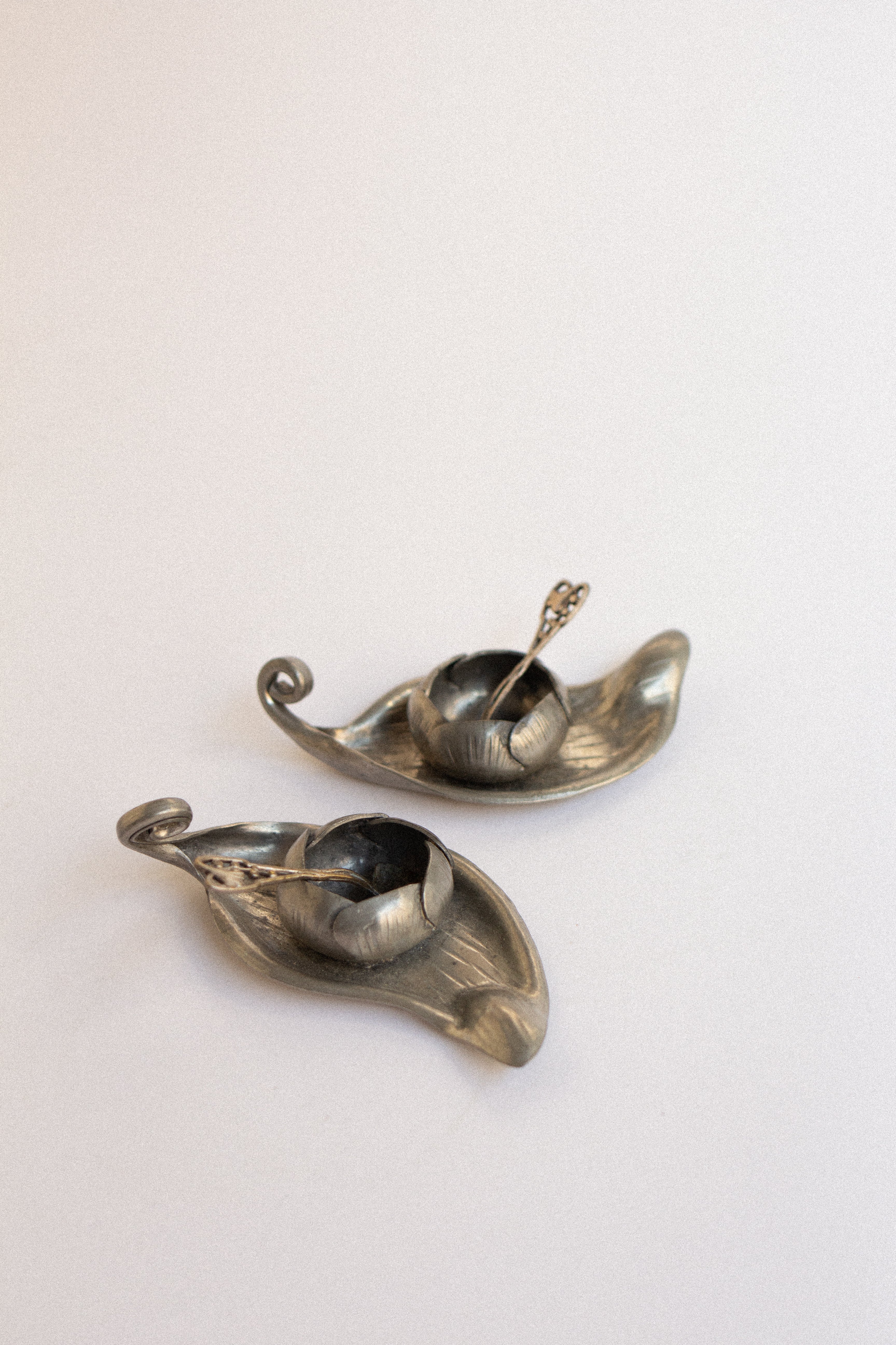 A.E. Chanal Art Nouveau Salt Cellars