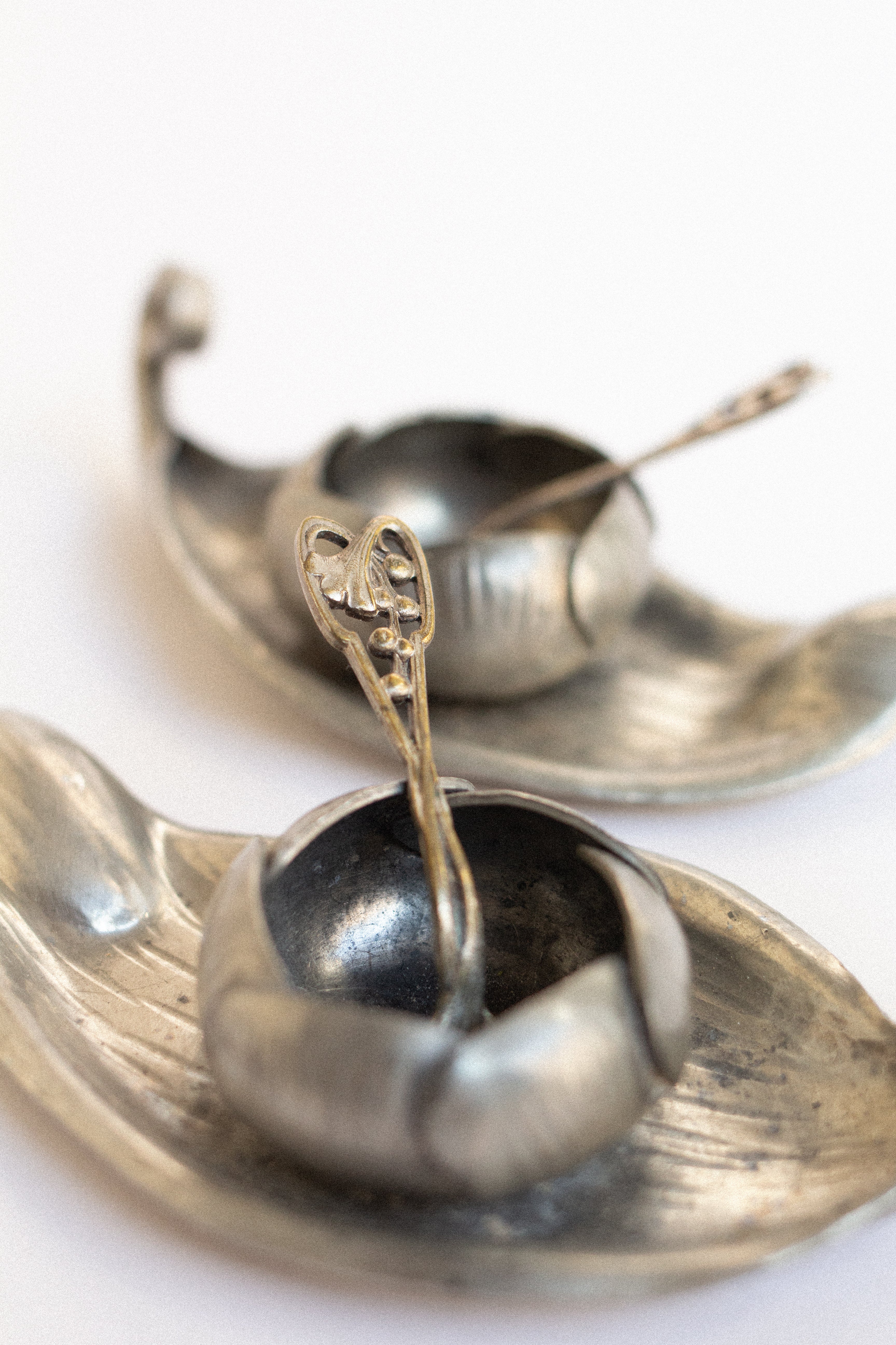A.E. Chanal Art Nouveau Salt Cellars