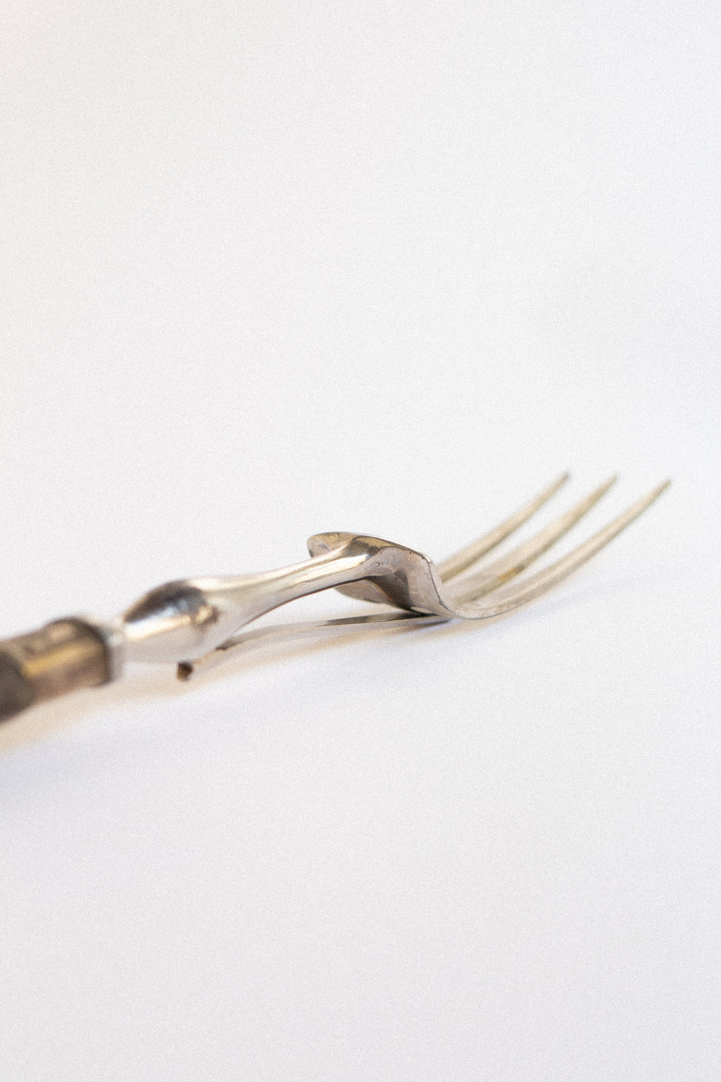 Horn Handle Serving Fork