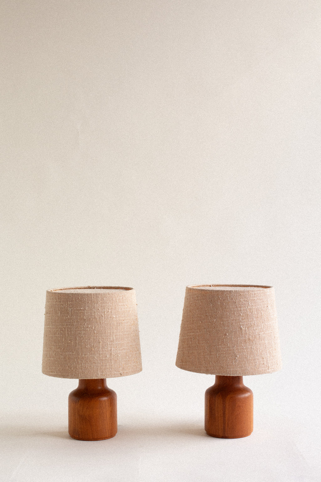 Kirk Copenhagen Teak Table Lamps