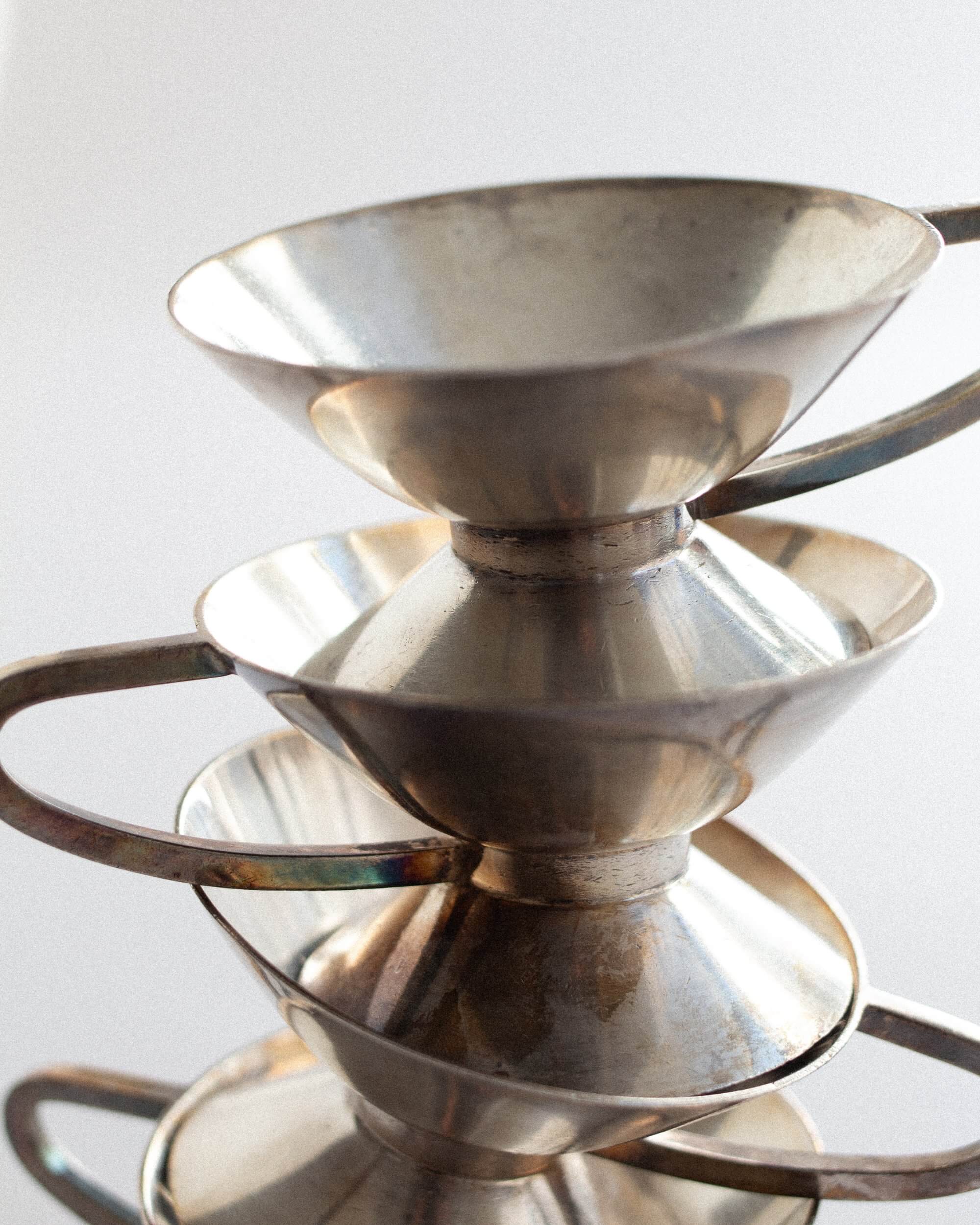 Sculptural Pedestal Bowls