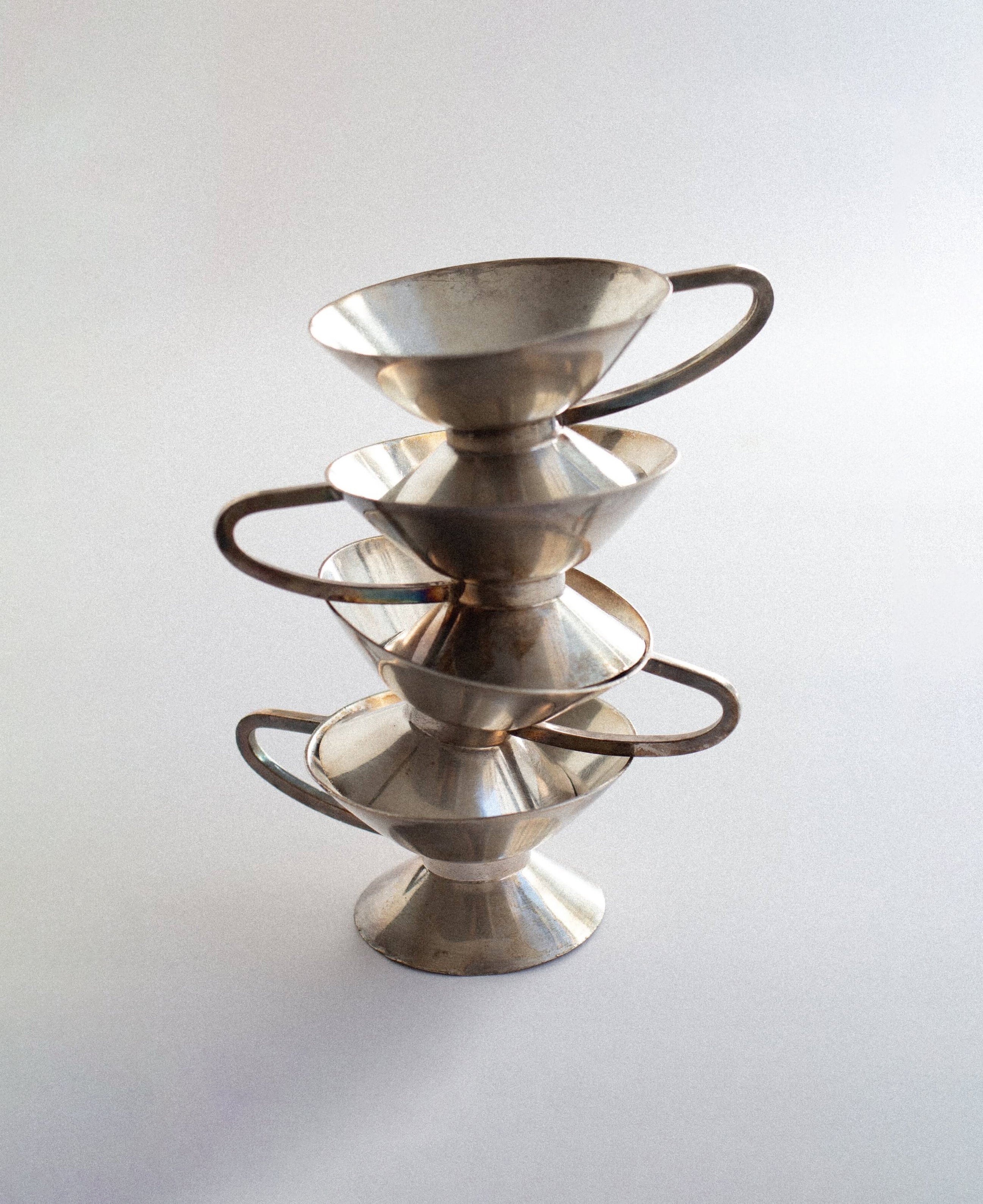 Sculptural Pedestal Bowls